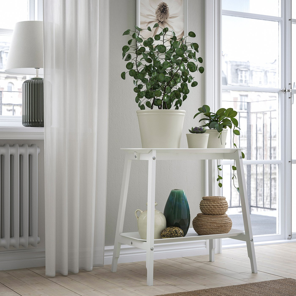 IKEA KÖRSBÄRSBJÖRK  (ИКЕА КЁРСБЭРСБЙЁРК)  -  Кашпо - светлый серо-бежевый 19 см