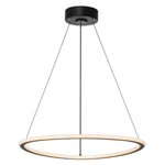 Citilux TRIO CL215B051 LED Люстра подвесная с пультом Чёрная