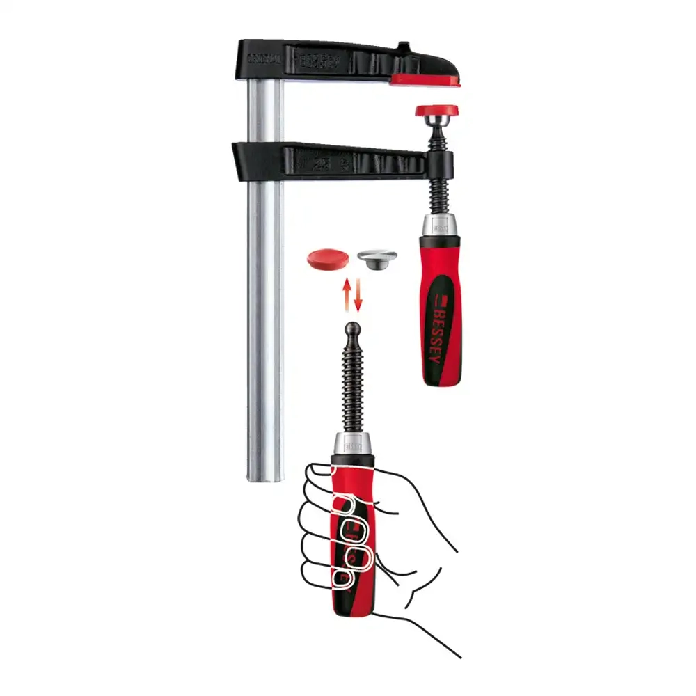Струбцина из ковкого чугуна BESSEY TG16-2K