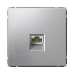Розетка компьютерная RJ45, Cat 5e Systeme Electric ArtGallery Алюминий GAL000383
