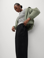 Прямые брюки из трикотажа, имитирующего Denim - Marks & Spencer