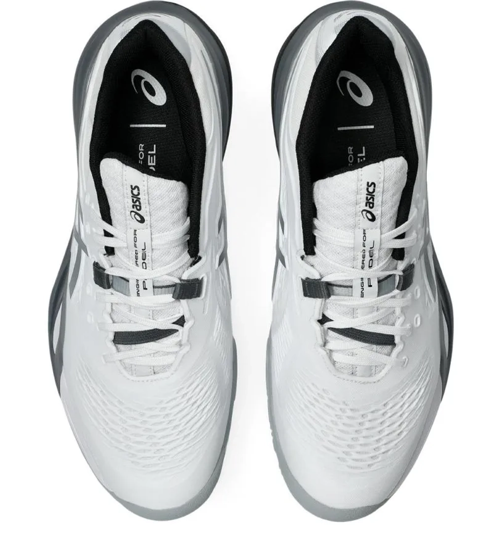 Мужские кроссовки для Padel Asics Gel-Resolution X Padel - white/steel grey