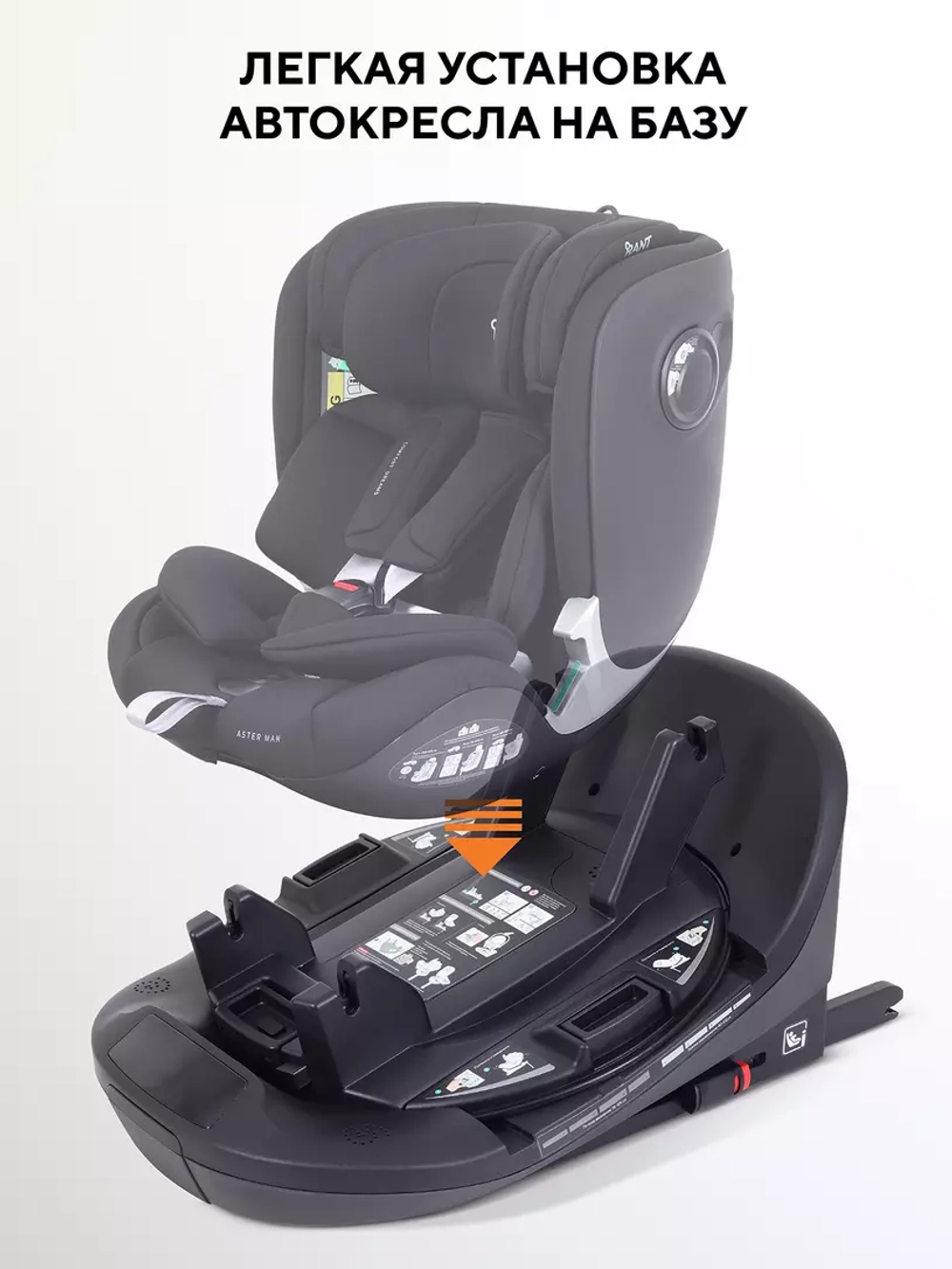База ISOFIX для детских автокресел ASTER, MIRO