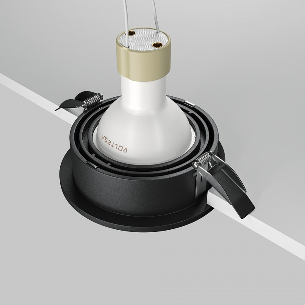 Встраиваемый светильник Maytoni Technical Atom DL113-GU10-01-RD-B