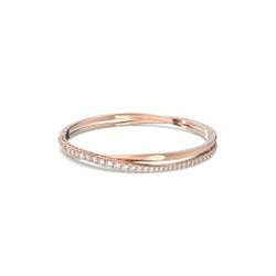 TWIST:BANGLE WHITE/ROS