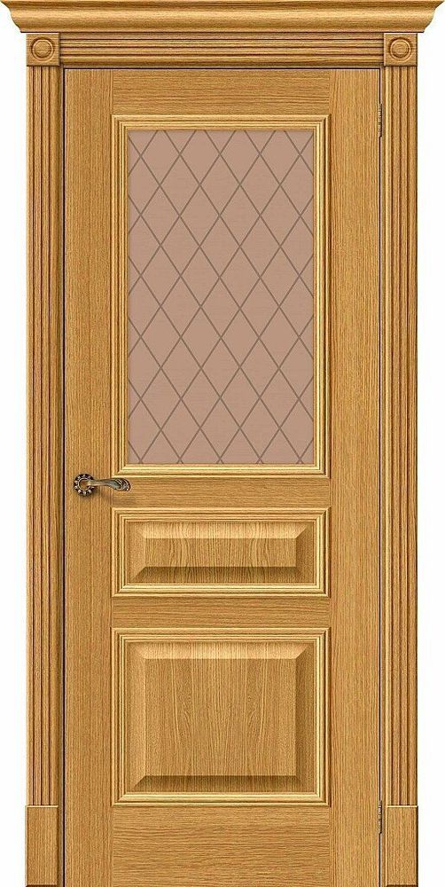 Дверь Вуд Классик-15.1 / Цвет Natur Oak / Стекло Bronze Сrystal / Двери Браво Дверь Вуд Классик-15.1 / Цвет Natur Oak / Стекло Bronze Сrystal / Двери Браво