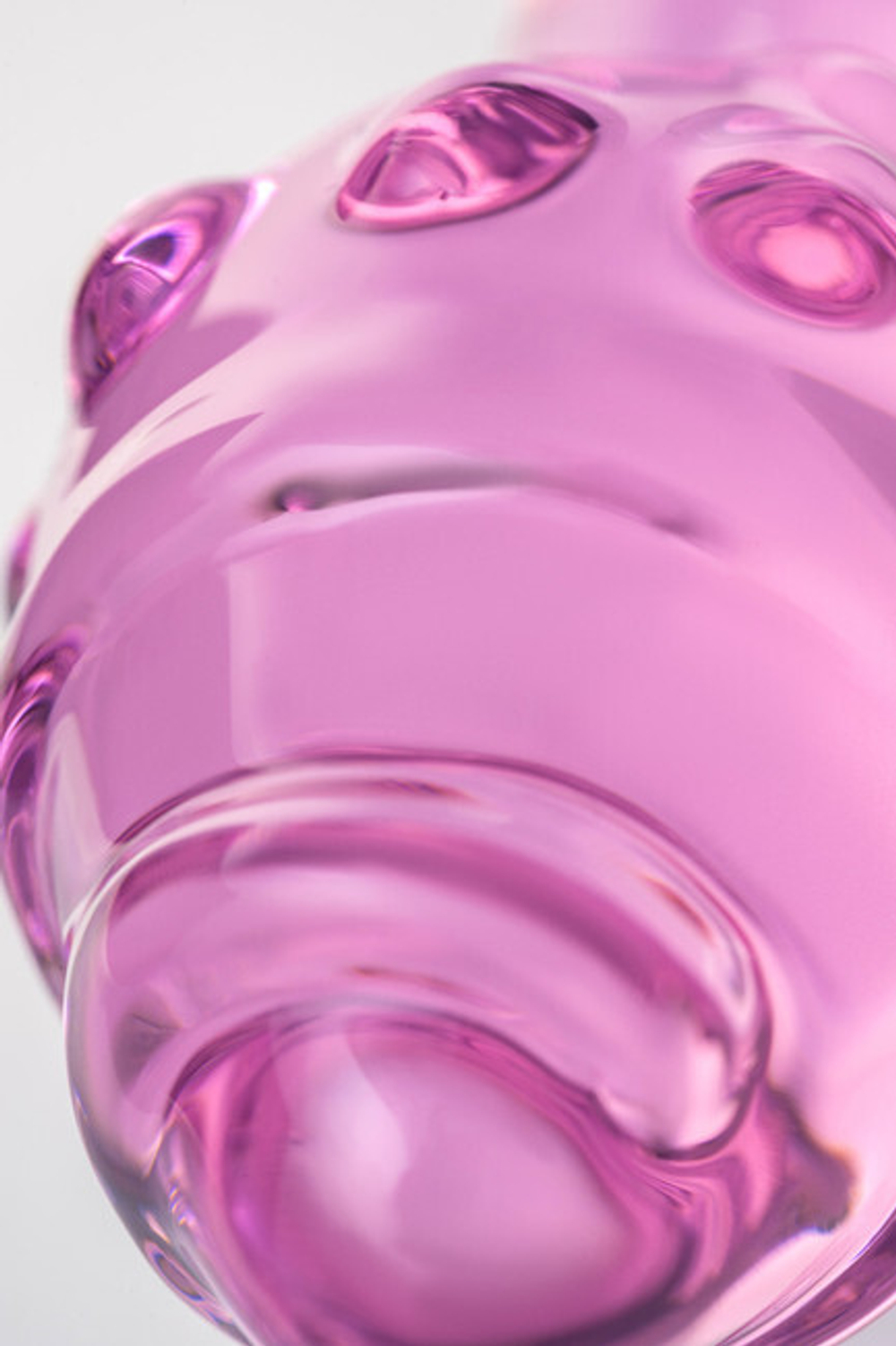 Стеклянная анальная втулка Sexus Glass (16 см , розовый) (Цвет: розовый)