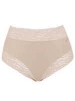 Высокие трусики-слипы с кружевной отделкой Soft lace (Размер: L) (Цвет: белый)