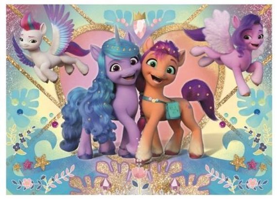 Puzzle - "100 Glitter" - Glitter Ponies / Hasbro My Little Pony Movie 2021