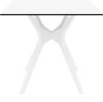 Стол пластиковый Siesta Contract Ibiza Table 80, белый