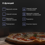 Электрический духовой шкаф Zigmund & Shtain E 176 W