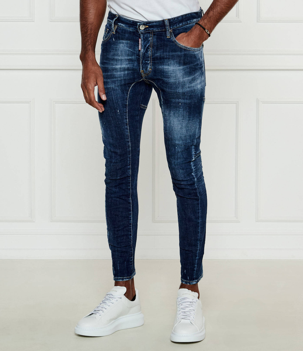Джинсы Tidy Biker Dsquared2 - темно-синий(S74LB1653 S30664)