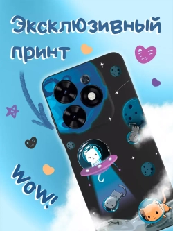 Чехол на Tecno Spark 20, 20C с принтом