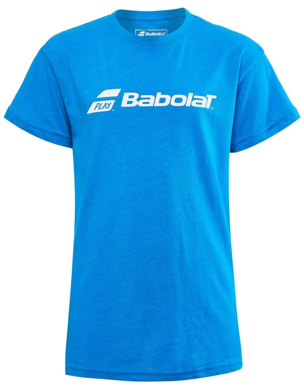 Футболка для мальчика теннисная Babolat Exercise Tee Boy - blue aster heather