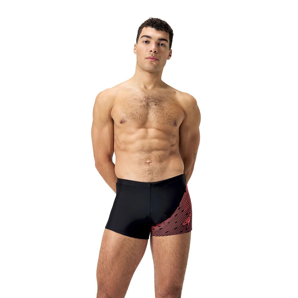 Плавки SPEEDO Eco Medley Logo Swim boxer, 8-1135417511, р.40 (рос.56), полиэст, нейлон, элас, черный