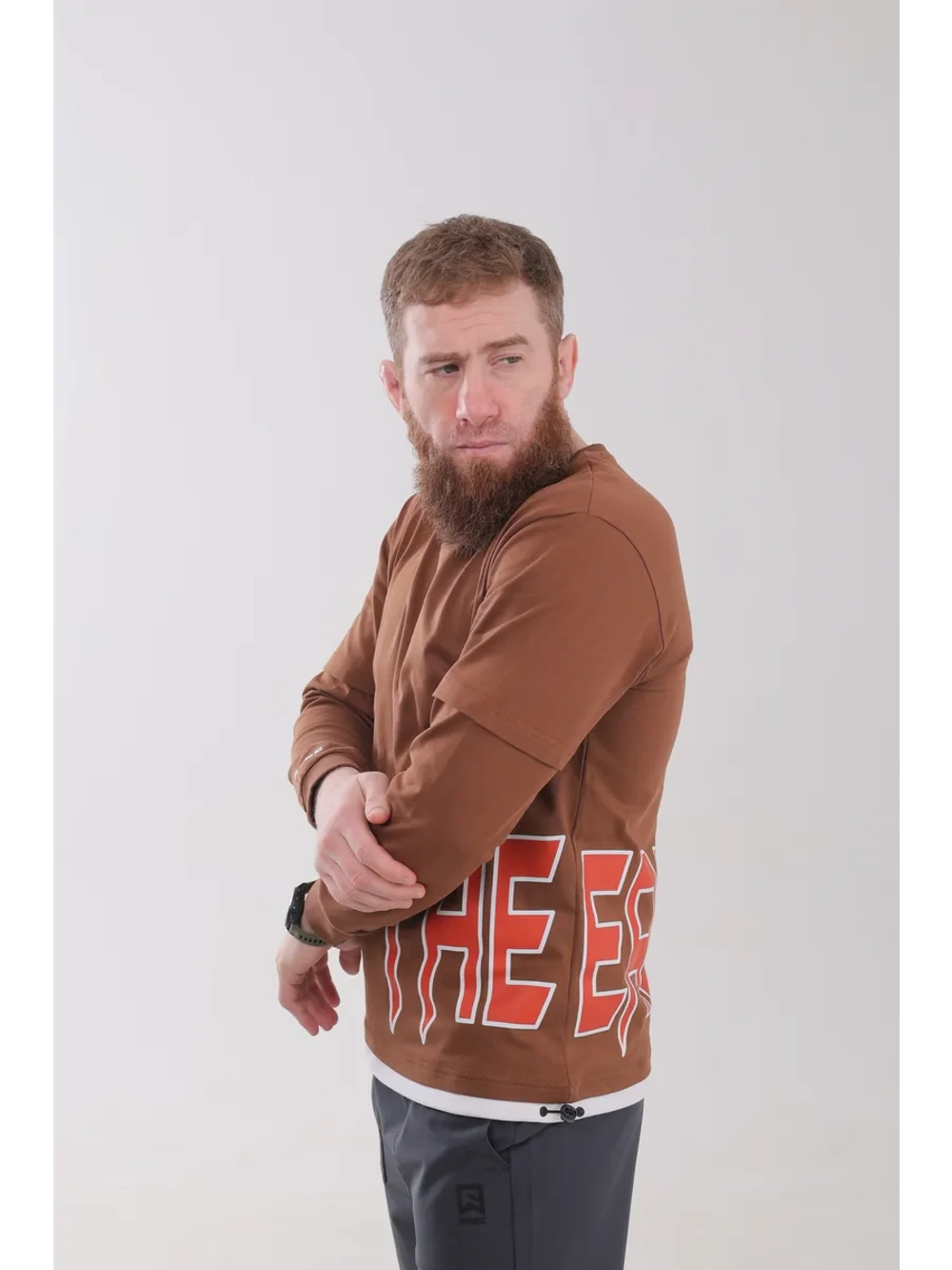 Лонгслив Rage The Eagle browne-white арт.: HY26462