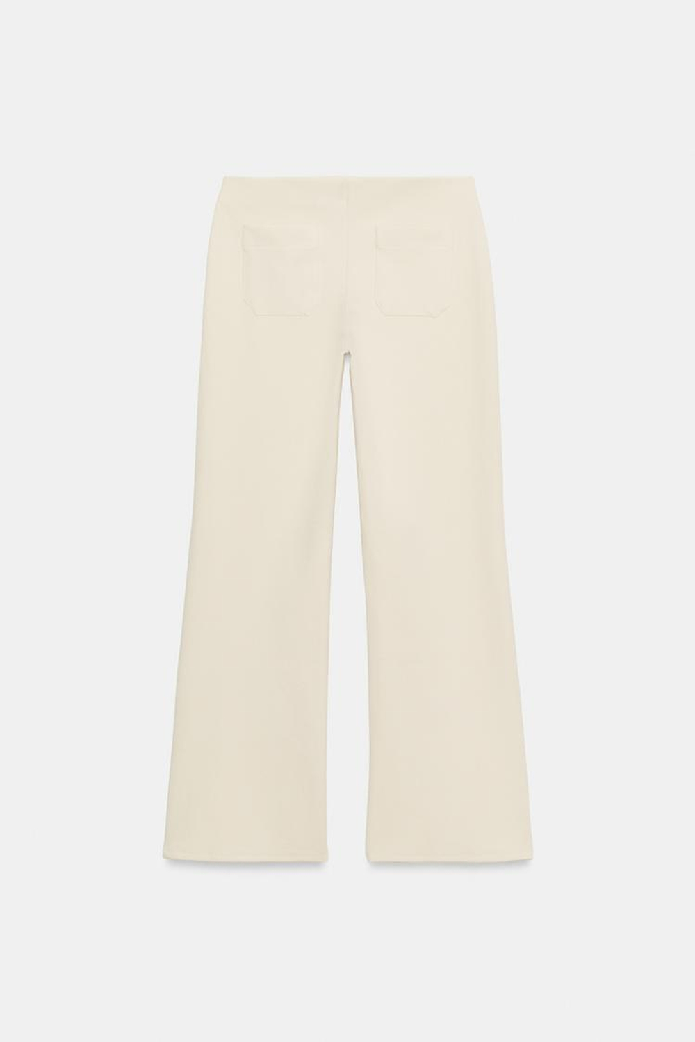 ZARA БРЮКИ ПАЛАЦЦО, ЭКРЮ