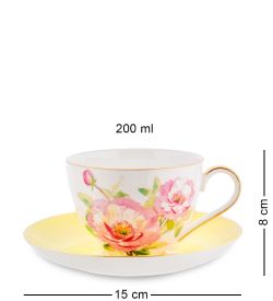 JK- 80 Чайный набор на 4 перс. «Пионы» (Torino Peony Pavone)