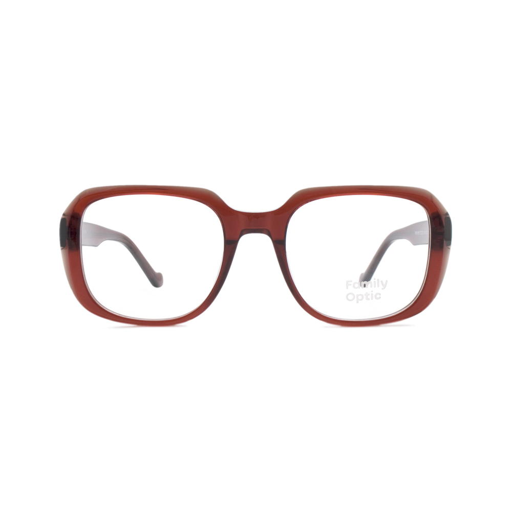 Оправа квадрат Family Optic WD1490 C4 прозрачно-бордовая