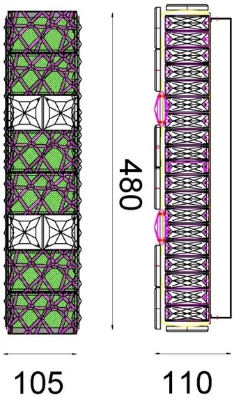 Настенный светильник Ravissement FL1068-2W Fluorite