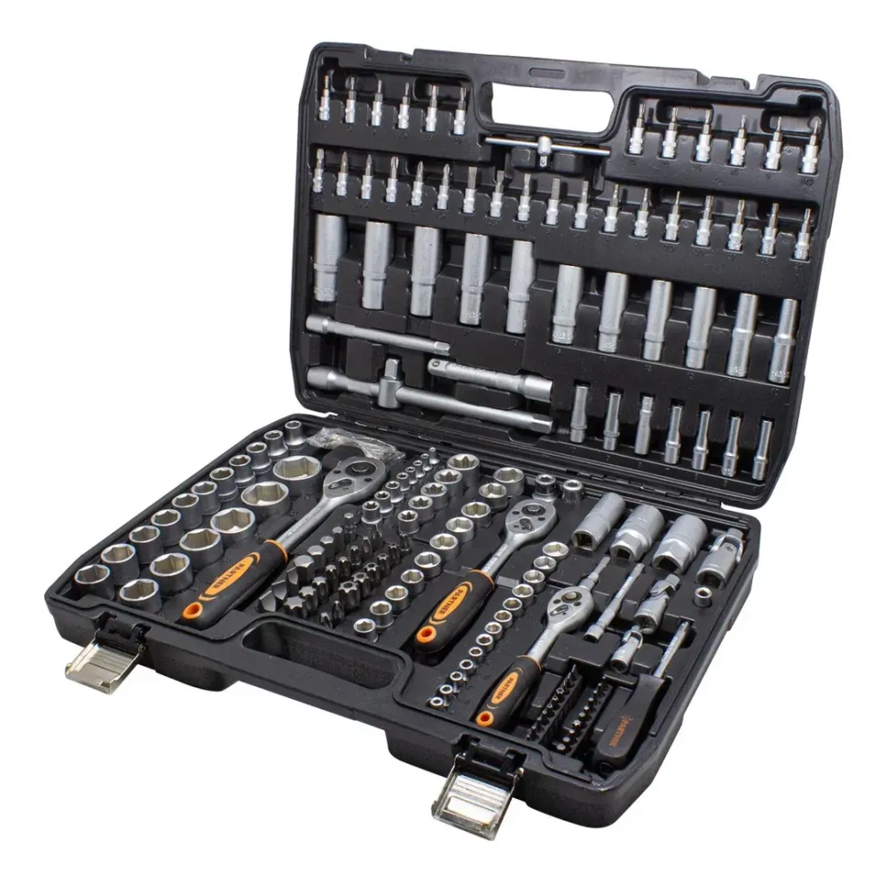 Набор инструмента 172пр. 1/4''&amp;1/2''&amp; 3/8'' (6-гран.)(4-32мм) Partner PA-41723-5