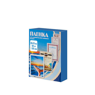 Office Kit Пакетная пленка 80x111 Глянцевая 100 мкм 100шт.