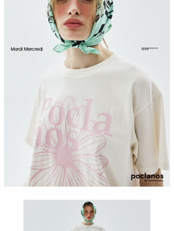 товары POCLANOS X MARDI TSHIRT FLOWER