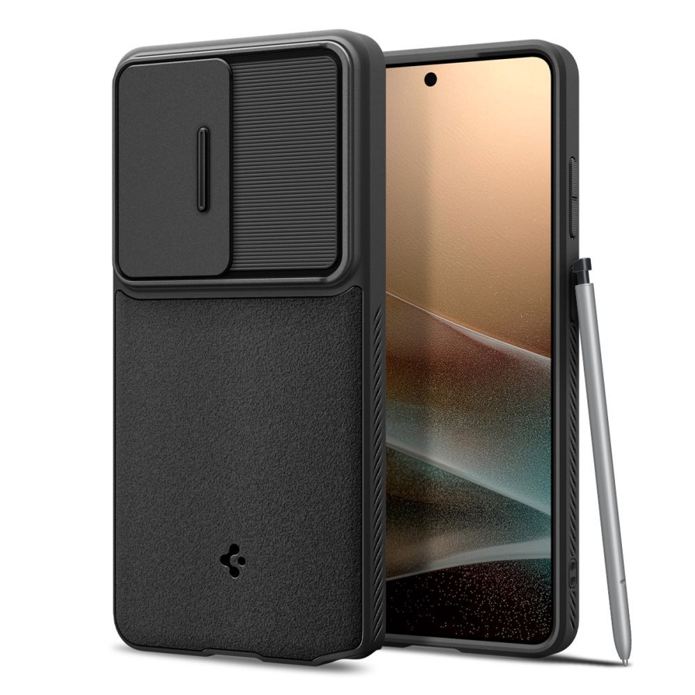 Чехол Spigen Optik Armor с защитой камеры для Galaxy S26 Ultra Black