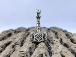 Кулон из серебра «Молот Сварога»