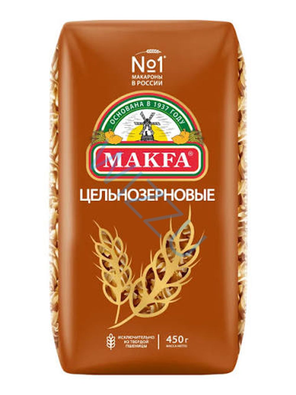 Мак изд Макфа Спирали цельнозерновые 450г