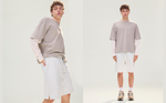 Мужские бермуды из футера с начёсом - BERSHKA
