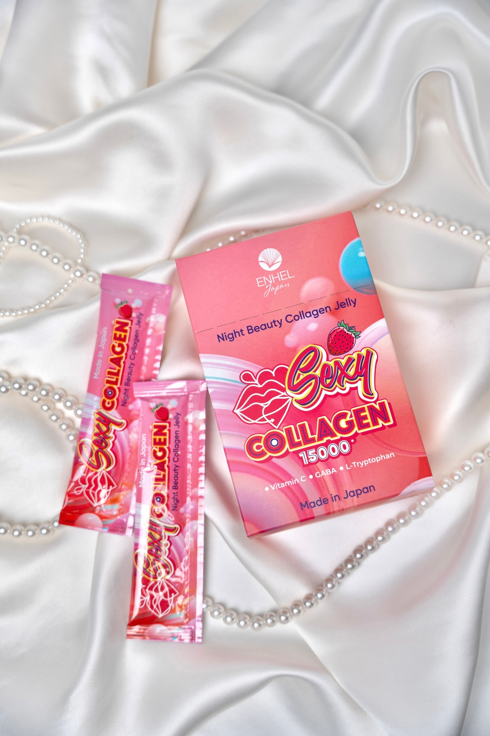 Ночной омолаживающий коллаген, лимитированная коллекция Enhel Japan (SEXY COLLAGEN)