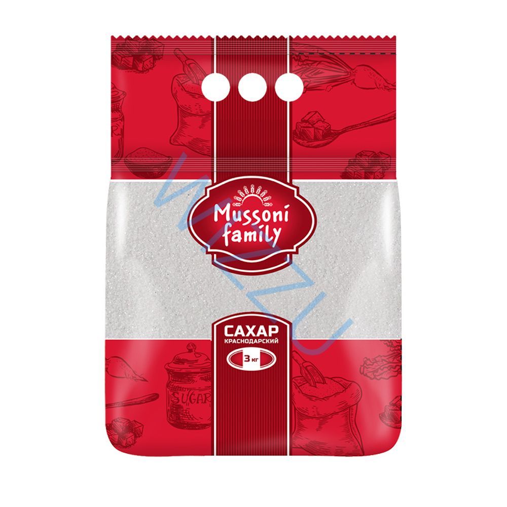 Сахар "Mussoni Family" 3кг