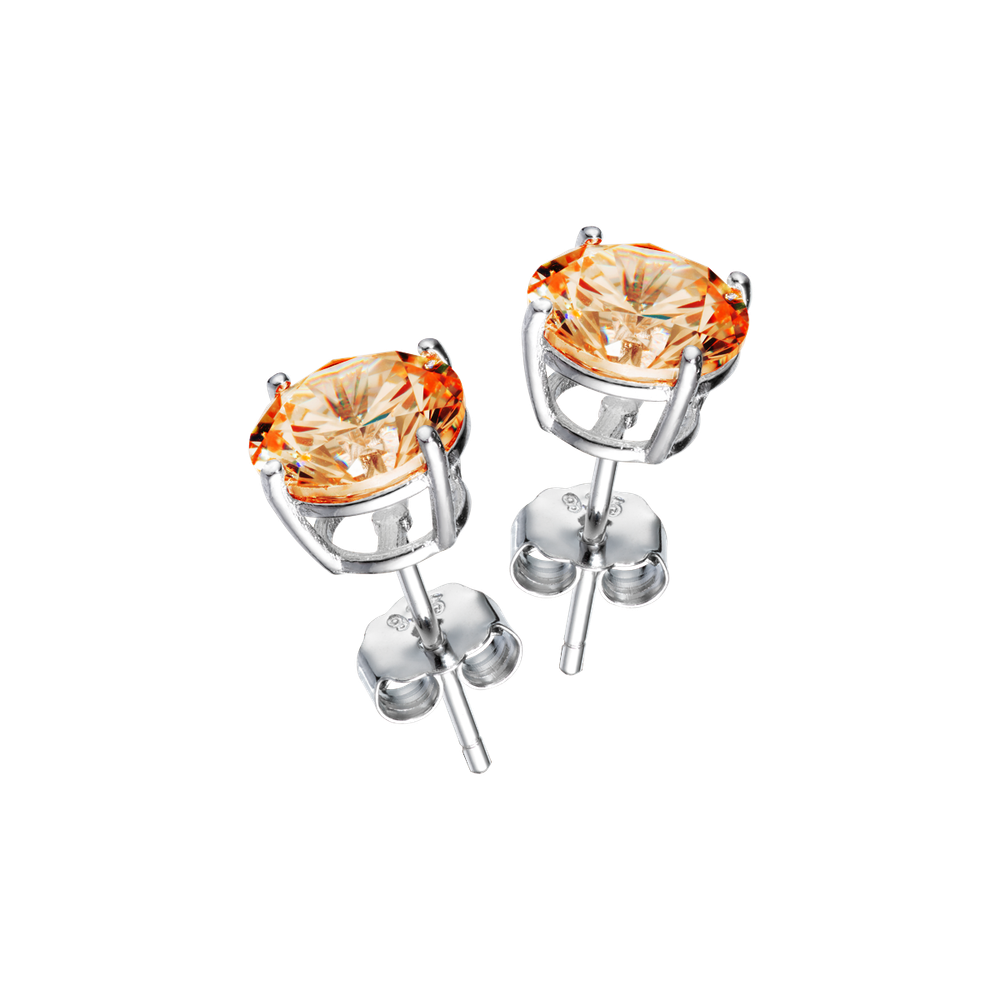 Серьги пусеты Champagne M