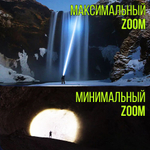Фонарь налобный аккумуляторный/ Power bank/диод P100,СОВ/T37