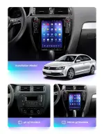 Магнитола для Volkswagen Jetta 6 2011-2018 (кондиционер) - Teyes TPRO 2 монитор 9.7" QLED в стиле "Тесла" на Android 10, Быстрая, 4G SIM-слот
