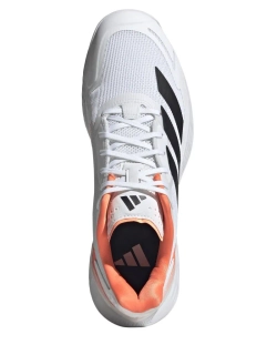 Теннисные кроссовки Adidas Defiant Speed 2 M - cloud white/core black/lucid orange