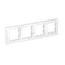 Рамка стеклянная на 4 поста Systeme Electric AtlasDesign Nature Белый ATN320104