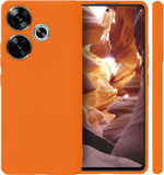 Мягкий Soft Touch чехол из силикона для POCO F6 / REDMI TURBO 3 с бархатной подкладкой