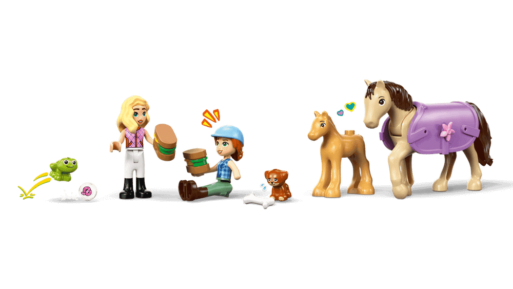 Конструктор LEGO Friends 42695 Horse & Baby Foal Trailer