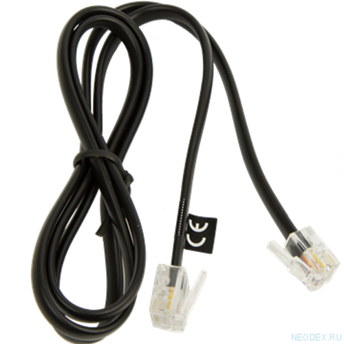 Jabra шнур переходник с RJ9 (4P4C) - RJ6 (6P4C) ( 8800-00-101 )