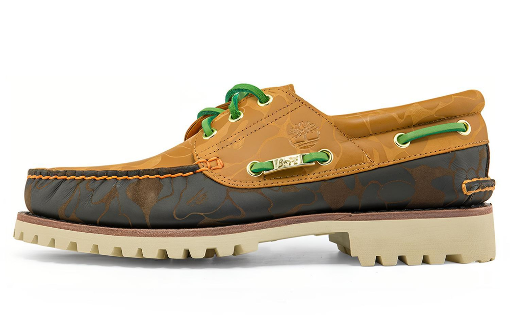 Timberland BAPE X 3-Eye Classic "Wheat Camo"