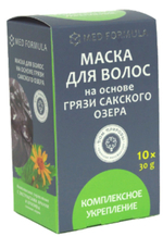 Маска для волос с грязью Сакского озера — натуральный укрепляющий состав от Дом Природы