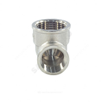 Угольник латунь никель переходной Ду 20х15 (3/4"х1/2") ВР/ВР SantechSystems