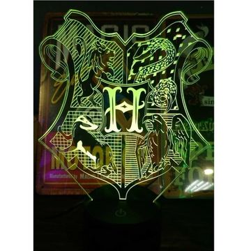 3D лампа Гарри Поттер. Хогвартс, факультеты