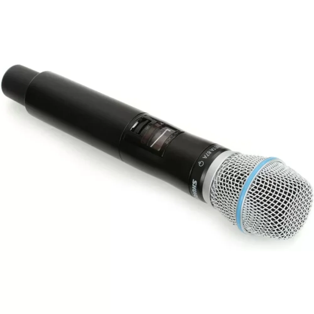 Shure QLXD2/B87A — цифровой ручной передатчик (24 бит, AES-256, до 10 ч работы)