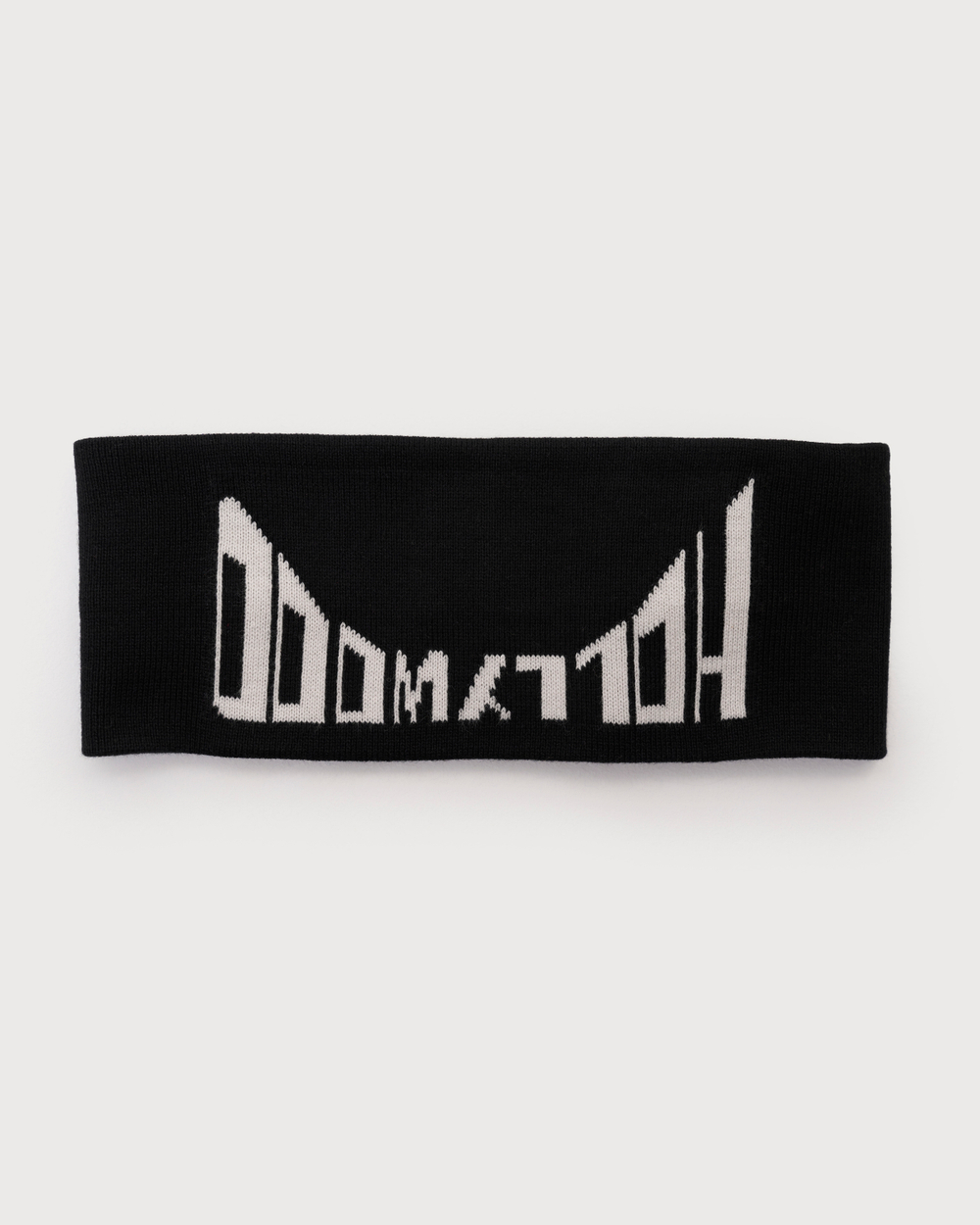 RICK OWENS DRKSHDW ПОВЯЗКА НА ГОЛОВУ С ЛОГОТИПОМ ЧЕРНАЯ HOLLYWOOD