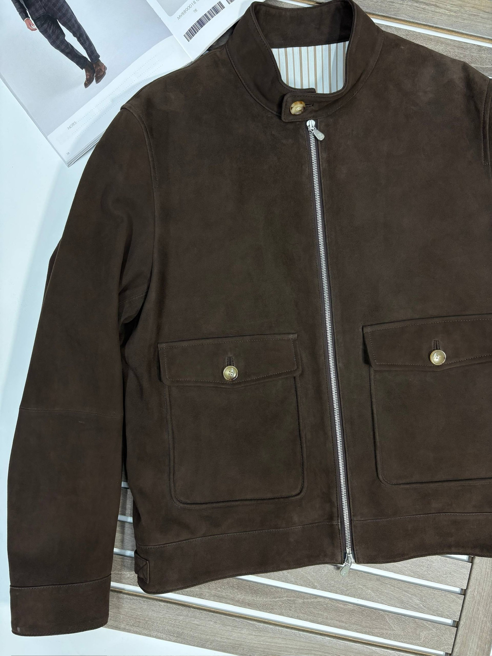 Замшевая куртка Brunello Cucinelli