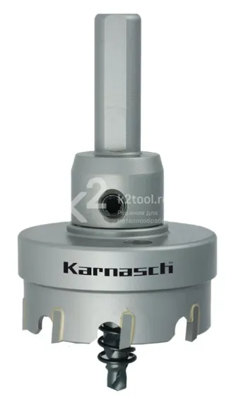 Коронка с твердосплавными напайками Karnasch в сборе Easy-Cut 5 Ø14×12 мм, арт. 20.1020-014
