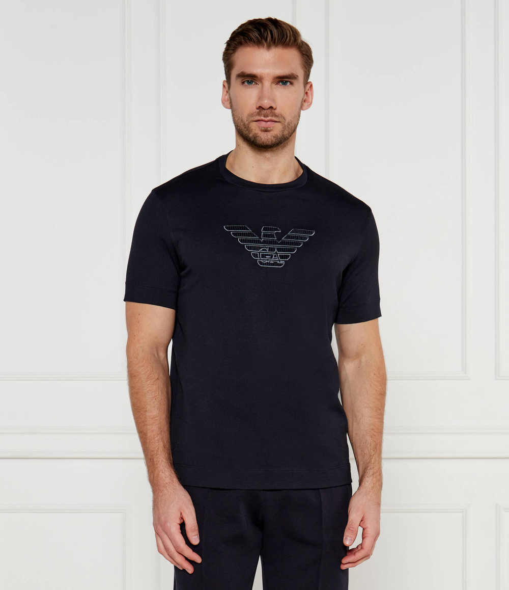 Футболка Emporio Armani - темно-синий(6D1T98 1JOCZ)